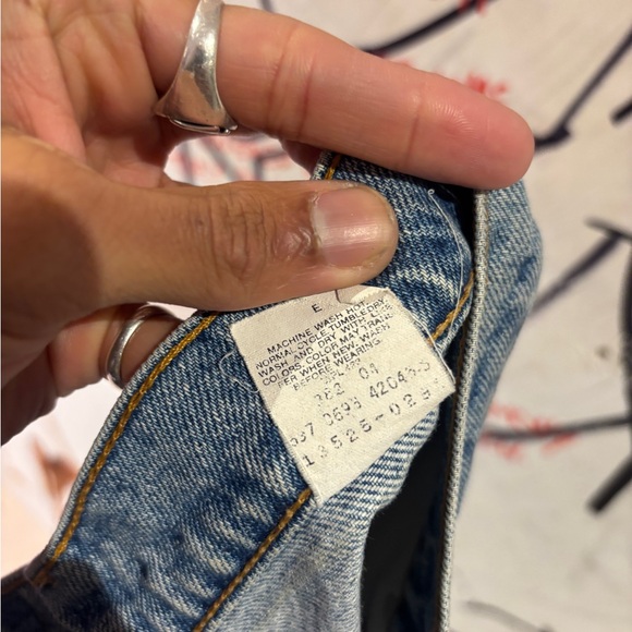 Vintage 90s Distressed Levi’s Jeans 26x27 Made In USA - Picture 6 of 6